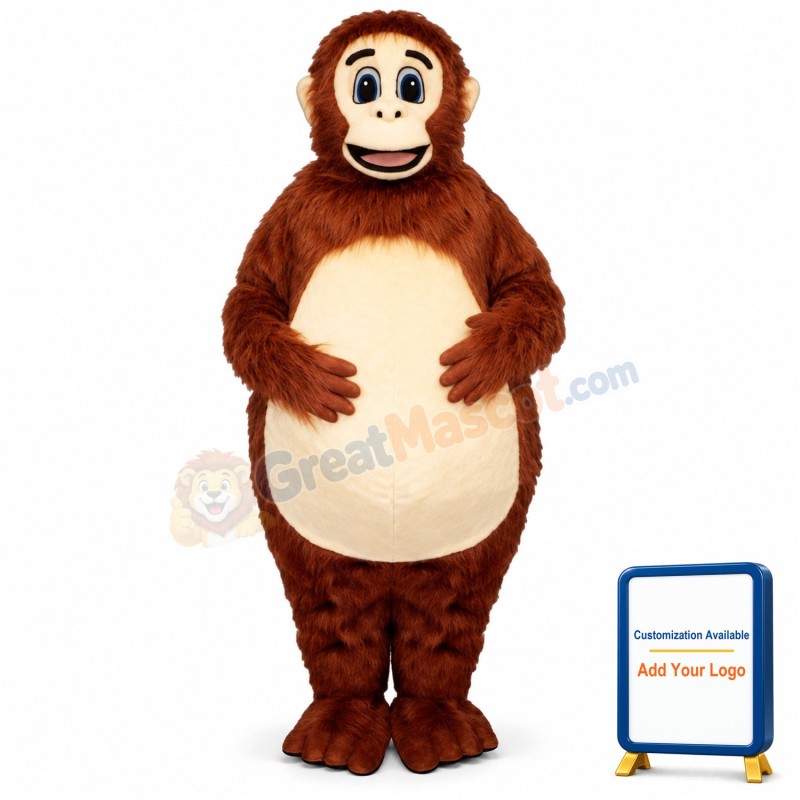 Fatso Orangatan Lightweight Mascot Costume