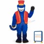 Blue Monkeyw-Vest & Hat Lightweight Mascot Costume