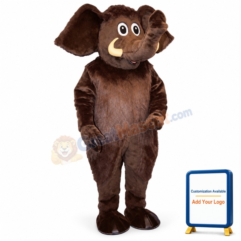 Monty Mammoth Lightweight Mascot Costume