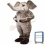 Tusked Elephant Lightweight Mascot Costume