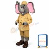 Safari Elephant Lightweight Mascot Costume