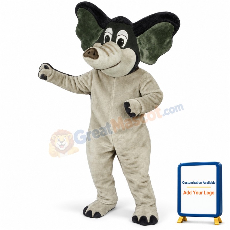Edgar Elephant Lightweight Mascot Costume