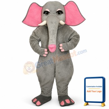 Girl Elephant Lightweight Mascot Costume