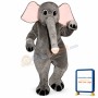 Elliot Elephant Lightweight Mascot Costume