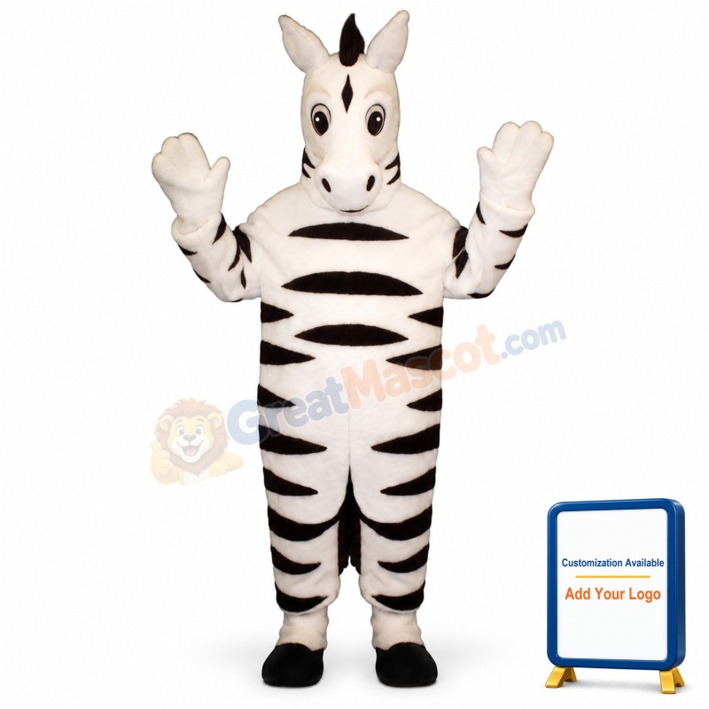 Baby Zebra Lightweight Mascot Costume