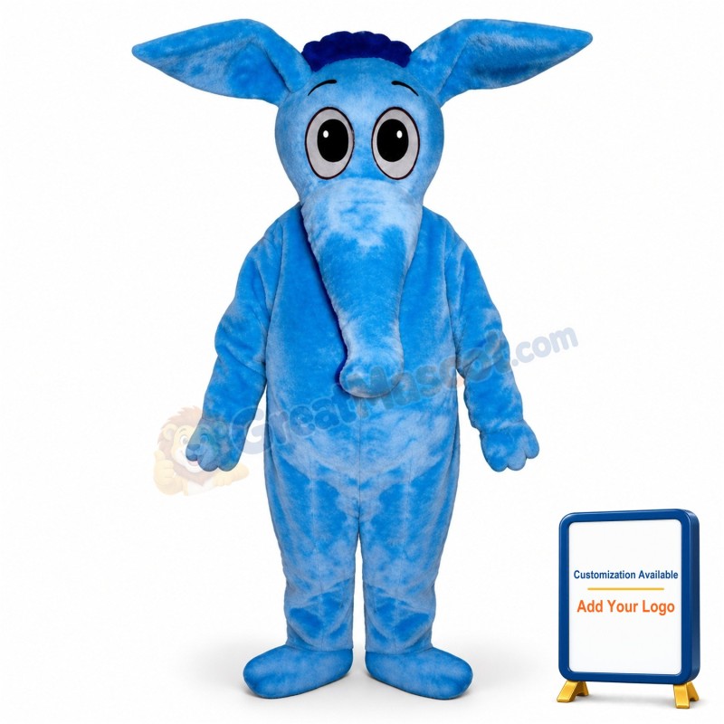 Blue Aardvark Lightweight Mascot Costume