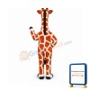 Red Giraffe Lightweight Mascot Costume