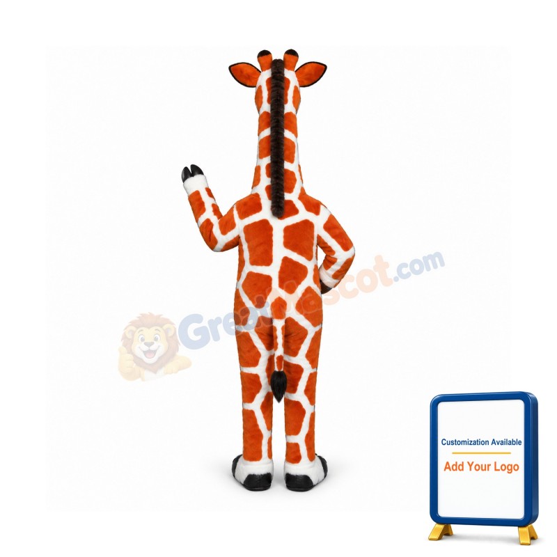 Red Giraffe Lightweight Mascot Costume