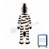 Zebra Lightweight Mascot Costume