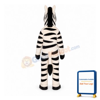 Zebra Lightweight Mascot Costume