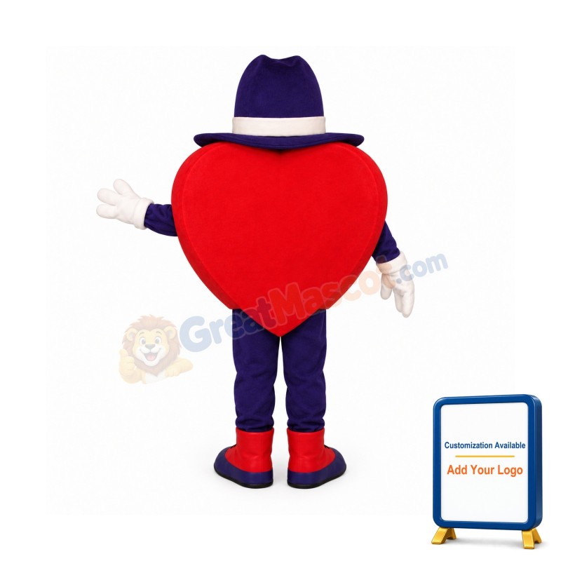 Madcap Walking Heart Lightweight Mascot Costume