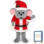 Madcap Santa Mouse Lightweight Mascot Costume