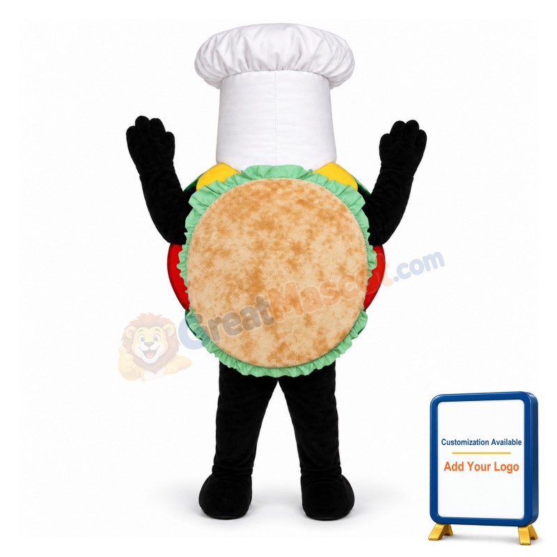 Madcap Hamburger Lightweight Mascot Costume
