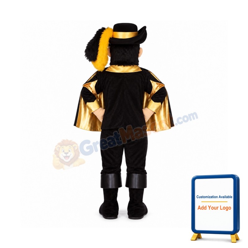 Musketeer Lightweight Mascot Costume