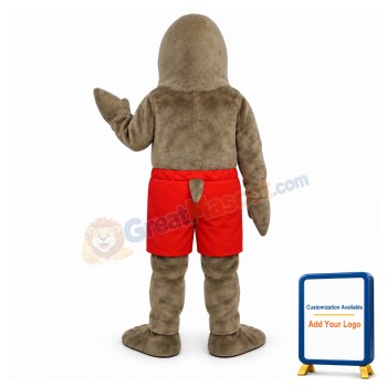 Sunning Seal w-Shorts Lightweight Mascot Costume