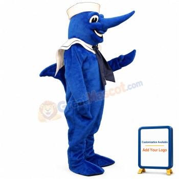 Swordfish w-Hat & Collar Lightweight Mascot Costume