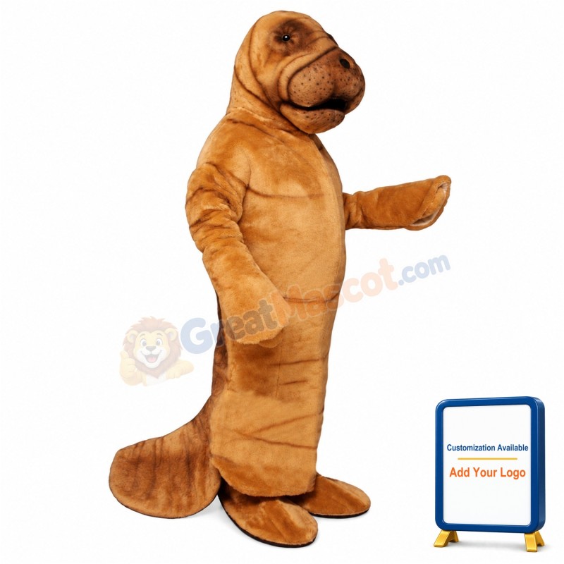 Manny Manatee Lightweight Mascot Costume