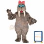 Wilma Walrus with Bow Lightweight Mascot Costume