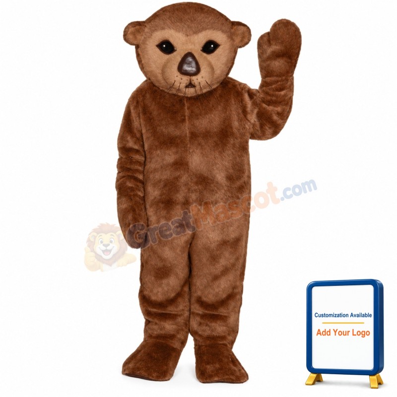 Realistic Sea Otter Lightweight Mascot Costume