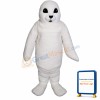 White Baby Seal Lightweight Mascot Costume