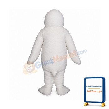 White Baby Seal Lightweight Mascot Costume