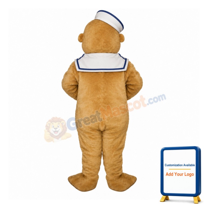 Baby Walrus w-Hat & Collar Lightweight Mascot Costume