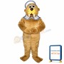Baby Walrus w-Hat & Collar Lightweight Mascot Costume