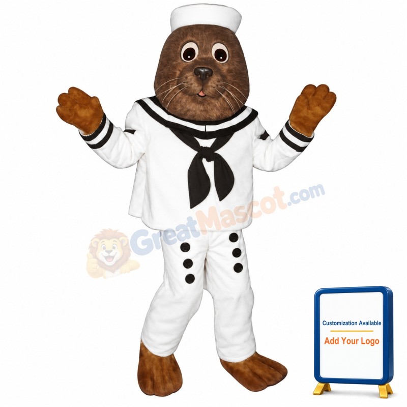 Sailing Otter Lightweight Mascot Costume