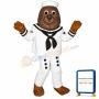 Sailing Otter Lightweight Mascot Costume