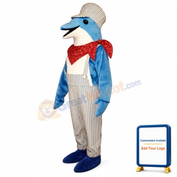 Engineer Dolphin Lightweight Mascot Costume