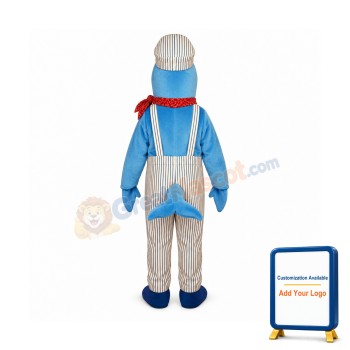 Engineer Dolphin Lightweight Mascot Costume