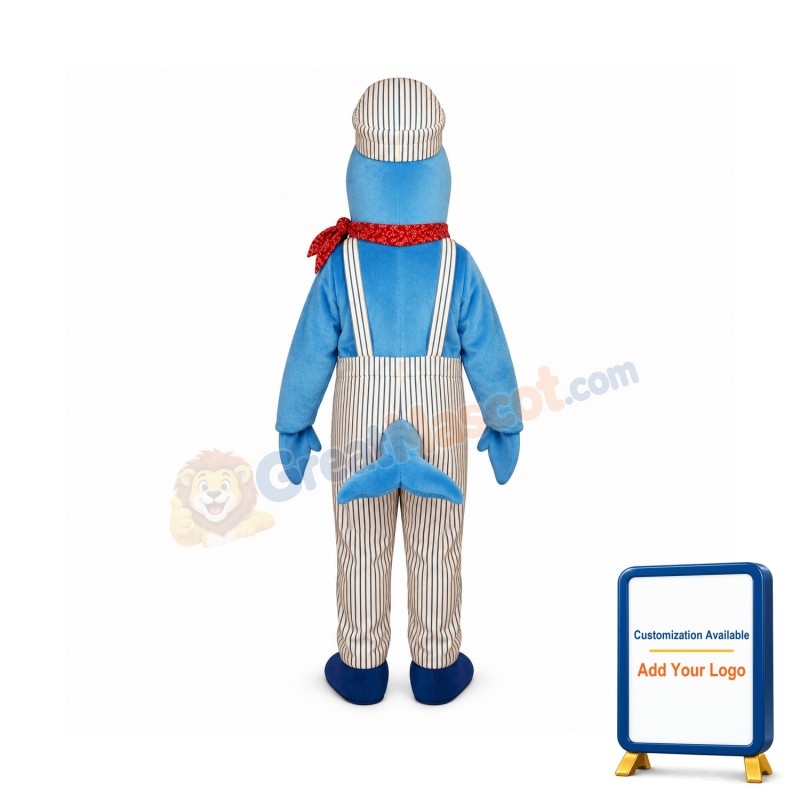 Engineer Dolphin Lightweight Mascot Costume