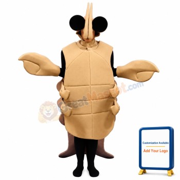 Tan Crayfish Lightweight Mascot Costume
