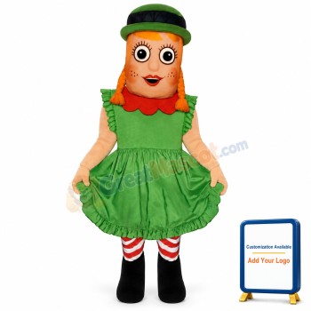 Girl Leprechaun Lightweight Mascot Costume