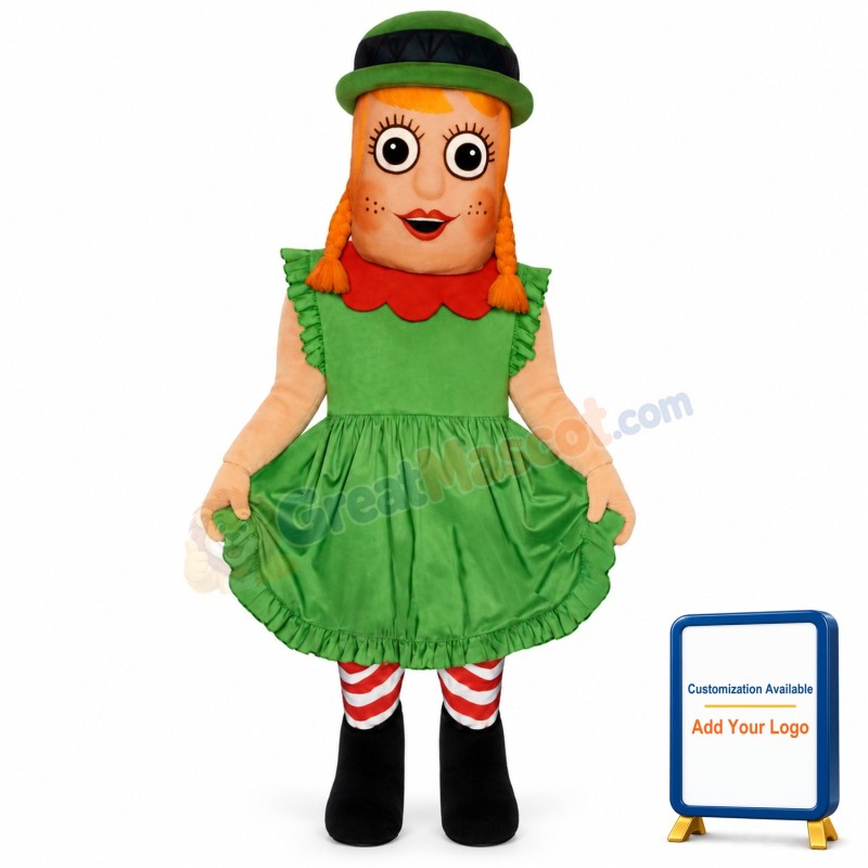 Girl Leprechaun Lightweight Mascot Costume