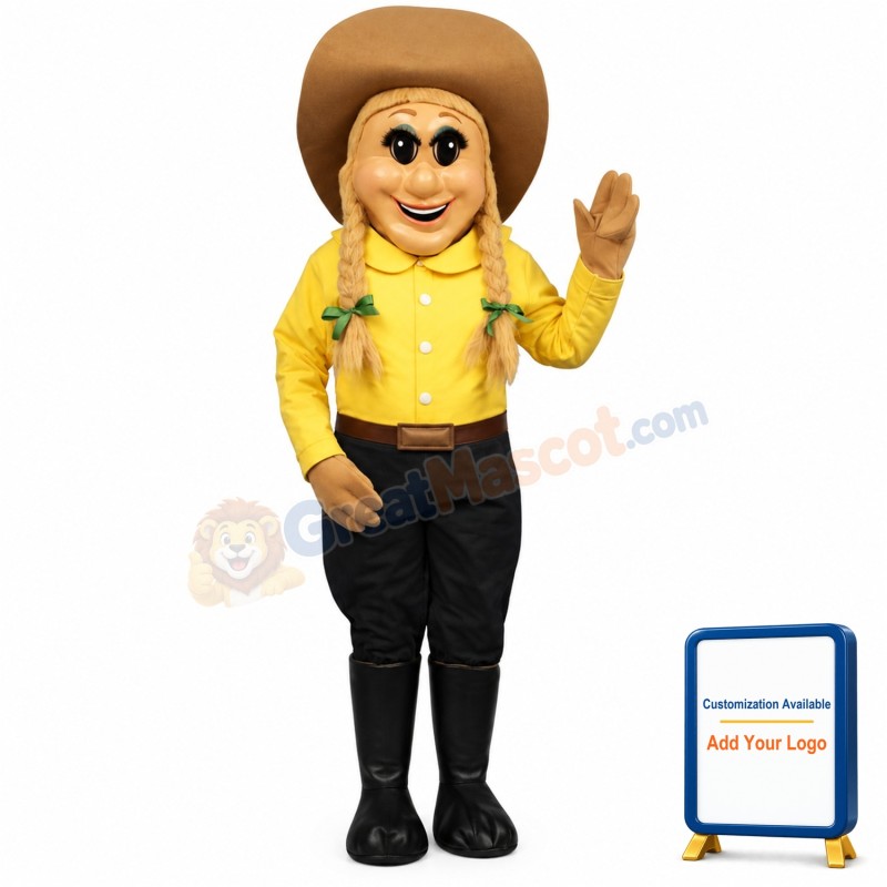 Cow Boy Lightweight Mascot Costume