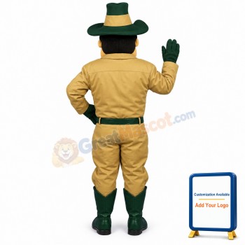 Manley Miner Lightweight Mascot Costume