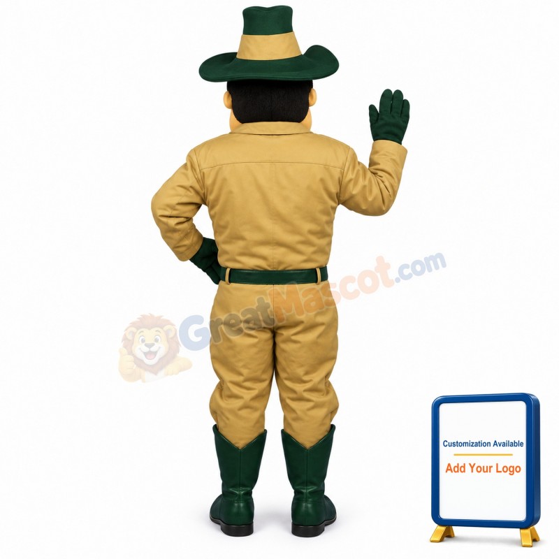 Manley Miner Lightweight Mascot Costume