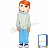 Boy Lightweight Mascot Costume