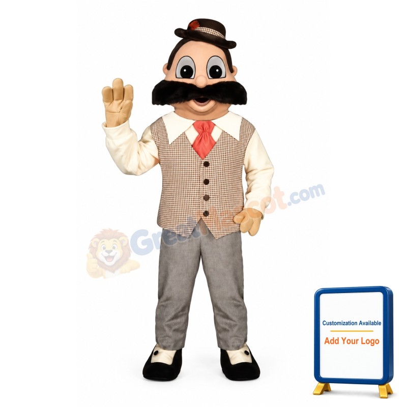 Dudley Dude Lightweight Mascot Costume