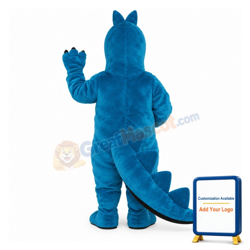 Blue Dino Lightweight Mascot Costume