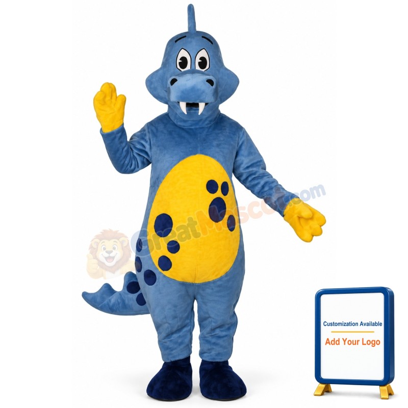 Blue VictorVon Puff Lightweight Mascot Costume