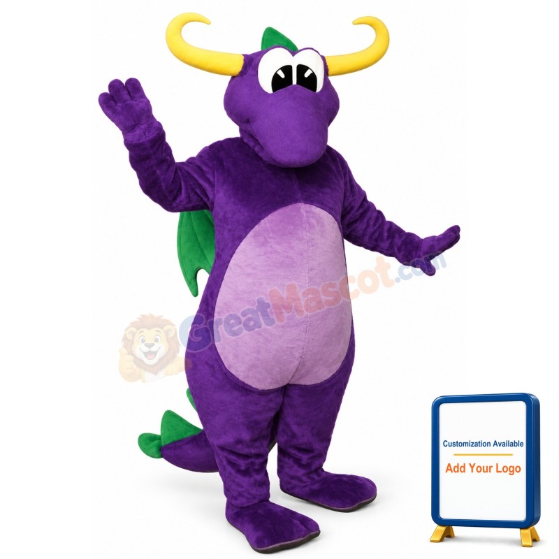 Horned Dragon Lightweight Mascot Costume