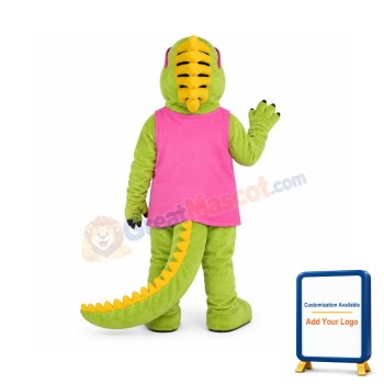 Irma Iguana w-Dress & Sunglasses Lightweight Mascot Costume