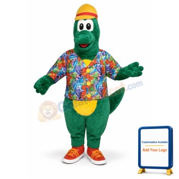 Al Gator w-HatShirt &Shoes Lightweight Mascot Costume