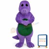 Purple Dinosaur Lightweight Mascot Costume