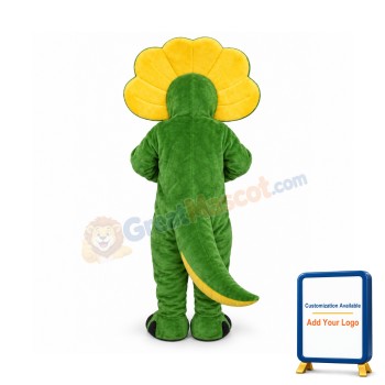 Green Triceratops Lightweight Mascot Costume