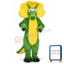 Green Triceratops Lightweight Mascot Costume