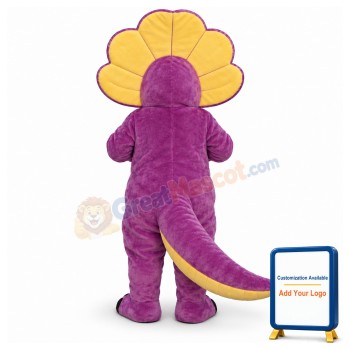 Purple Triceratops Lightweight Mascot Costume