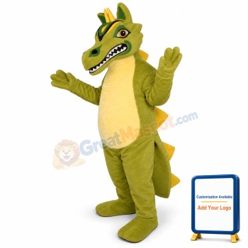 Green Oriental Dragon Lightweight Mascot Costume